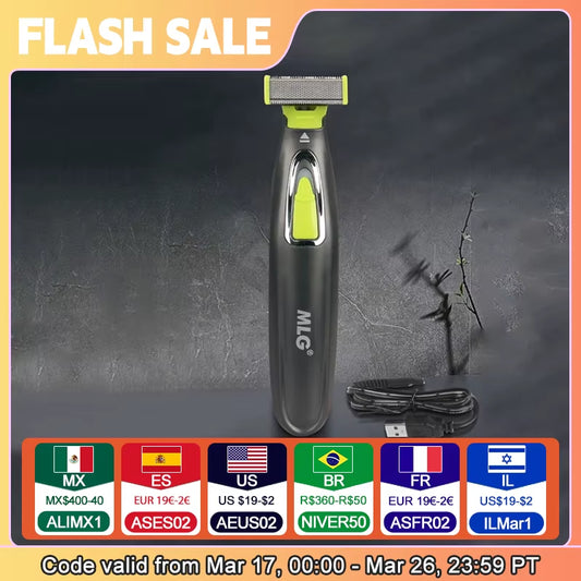 Electric Shaver for Men and Women with a T Shaped Blade Razor for Beard and Armpit