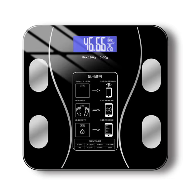 USB Intelligent Precise Body Fat Scale Small Electronic Weighing Scale Home Digital Scale Accurate Body Weight Fat Measurement