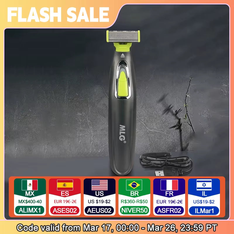 Electric Shaver for Men and Women with a  T Shaped Blade Razor for Beard and Armpit