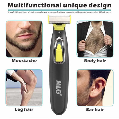 Electric Shaver for Men and Women with a  T Shaped Blade Razor for Beard and Armpit